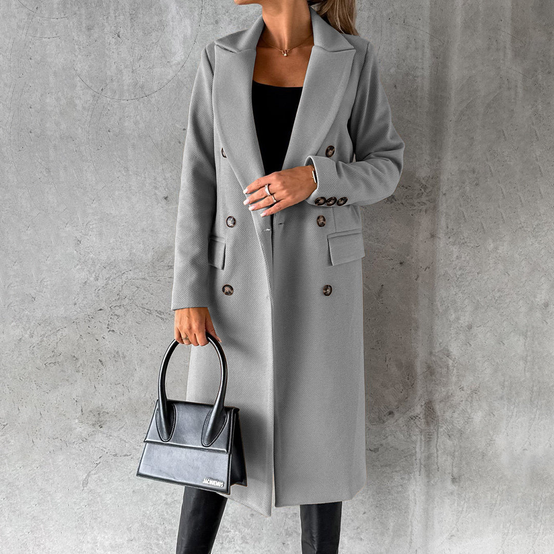 Women's Tailored Double-Breasted Coat 5