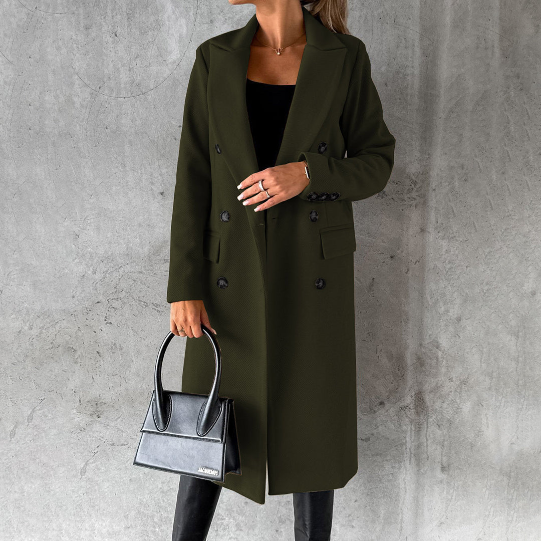 Women's Tailored Double-Breasted Coat 6