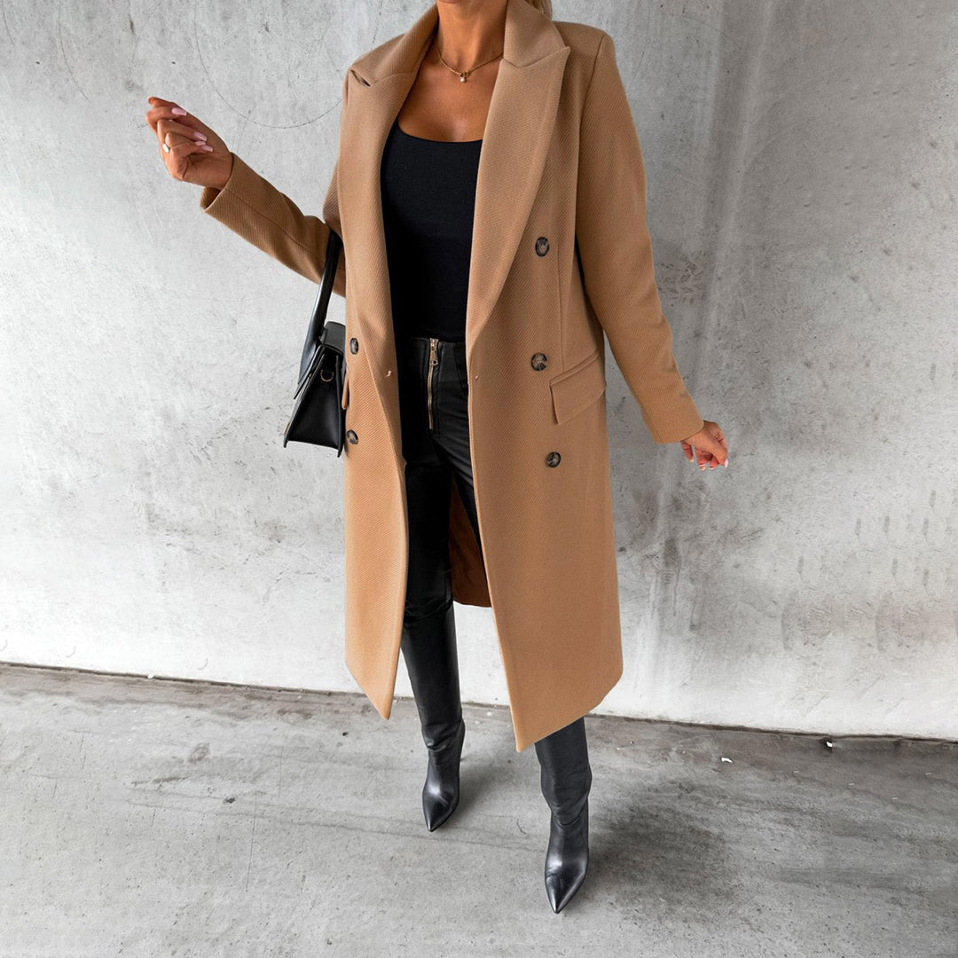 Women's Tailored Double-Breasted Coat 7