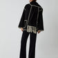 Women's Tailored Jacket with Matching Scarf 1