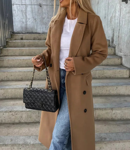 Women's Timeless Double-Breasted Coat 4
