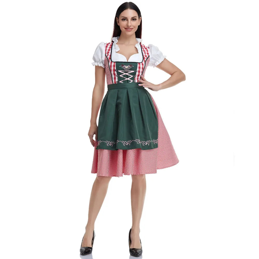 Women's Traditional Oktoberfest Dress Costume 4