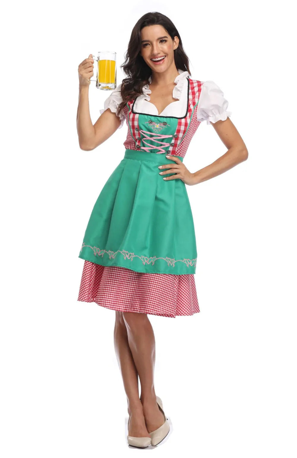 Women's Traditional Oktoberfest Dress Costume 7