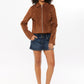 Women's Tula Cropped Faux Suede Jacket 0