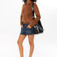 Women's Tula Cropped Faux Suede Jacket 4