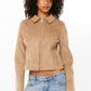 Women's Tula Cropped Faux Suede Jacket 5