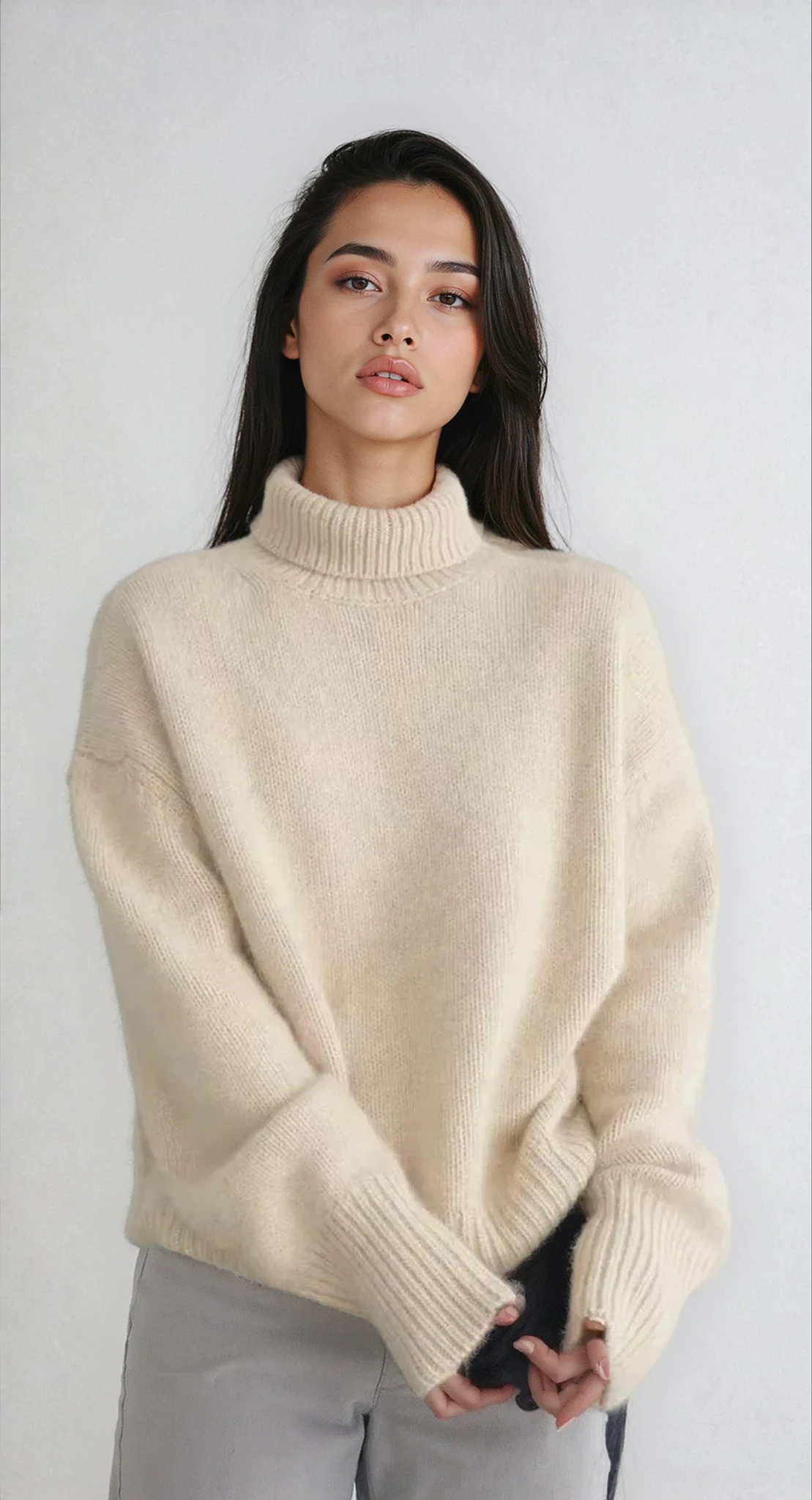 Women's Turtleneck Sweater 1