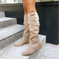 Women's Versatile Flat Knee High Boots 0