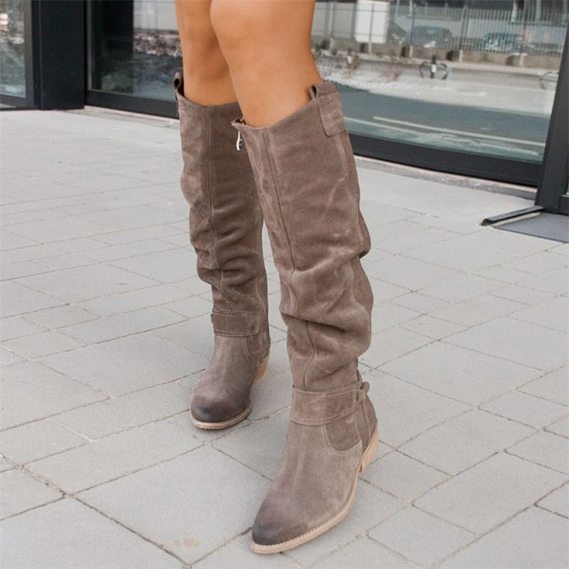 Women's Versatile Flat Knee High Boots 3