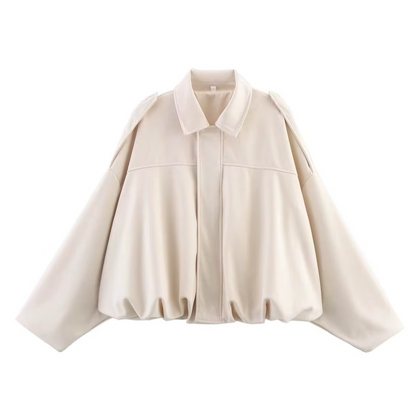 Women's Vintage Oversized Bomber Jacket 10