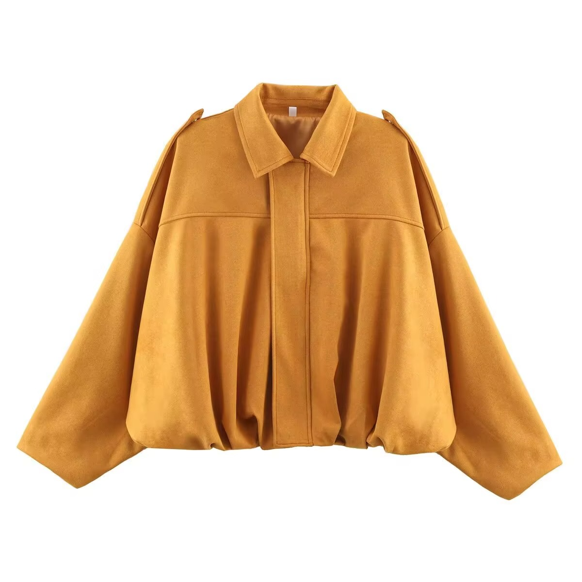 Women's Vintage Oversized Bomber Jacket 11