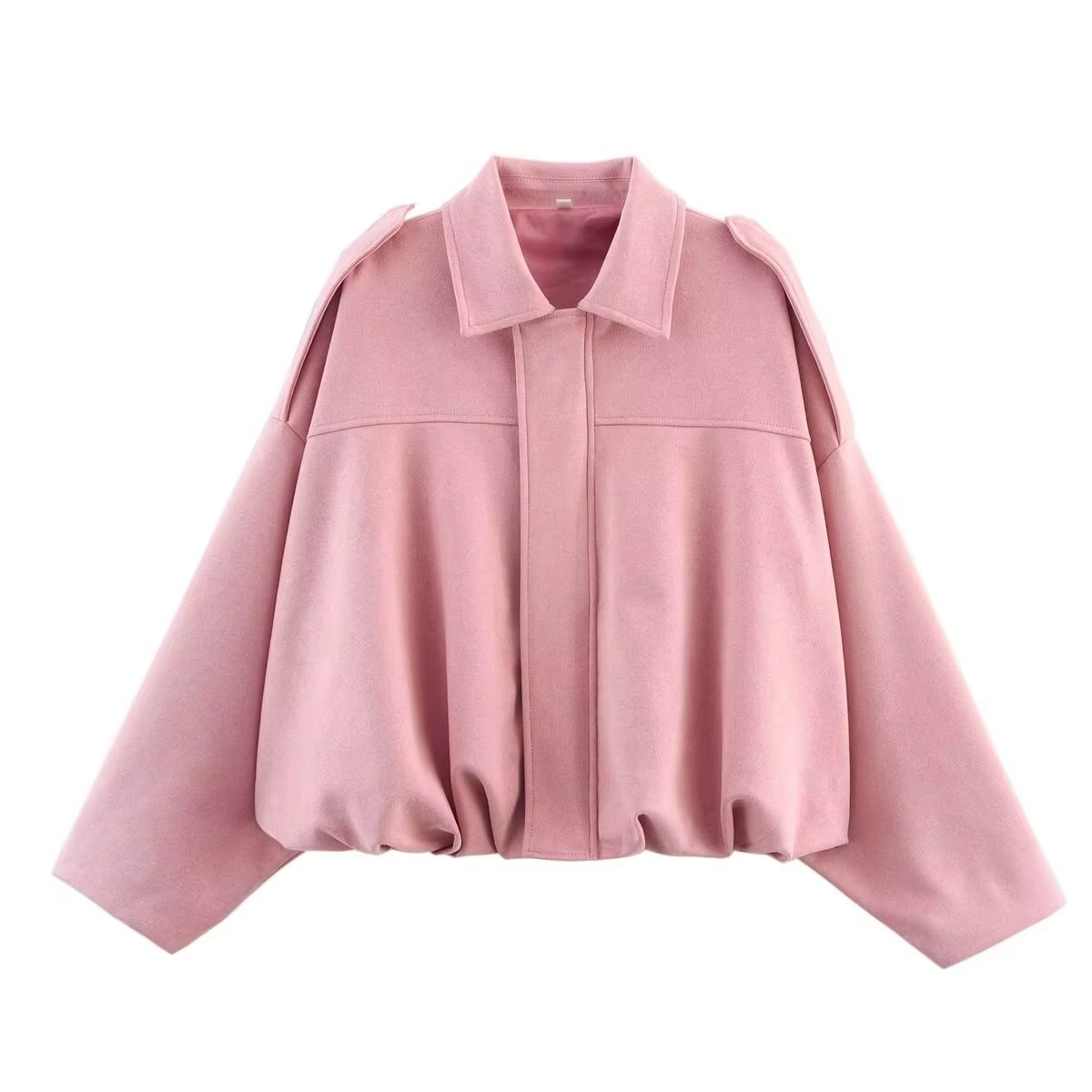Women's Vintage Oversized Bomber Jacket 12