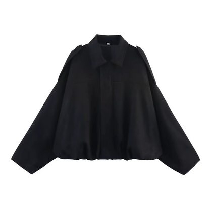 Women's Vintage Oversized Bomber Jacket 8