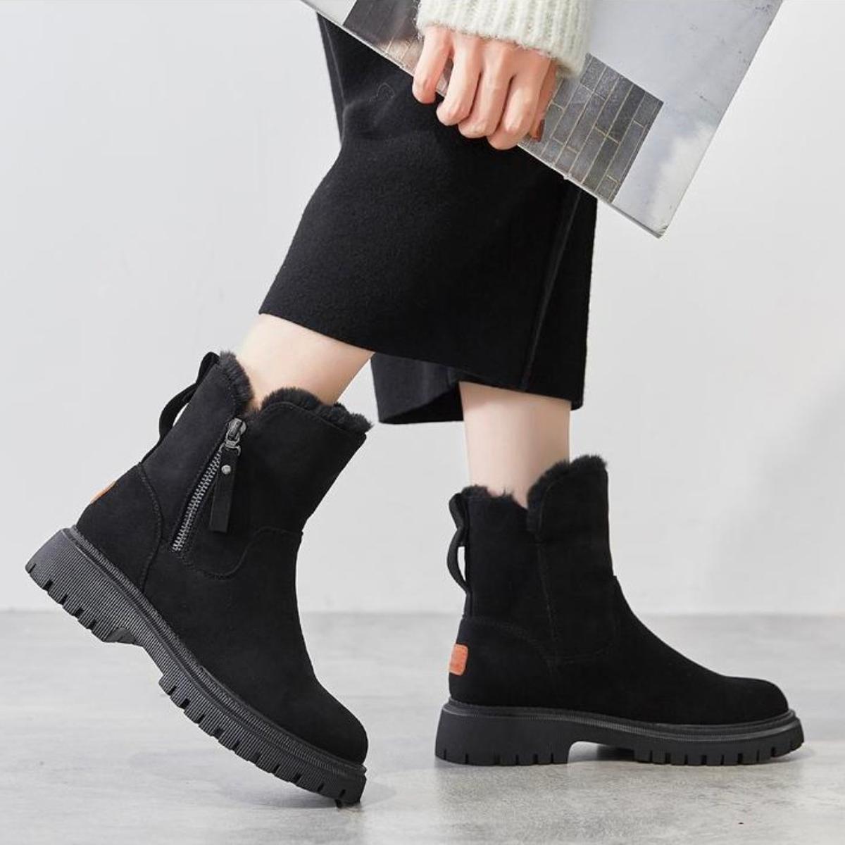Women's Warm Fur Waterproof Winter Boots 0