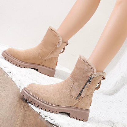 Women's Warm Fur Waterproof Winter Boots 6