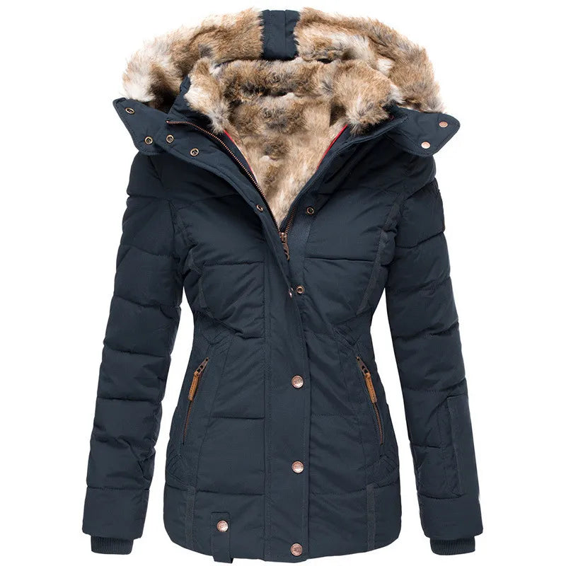 Women's Warm Fur Winter Jacket 0