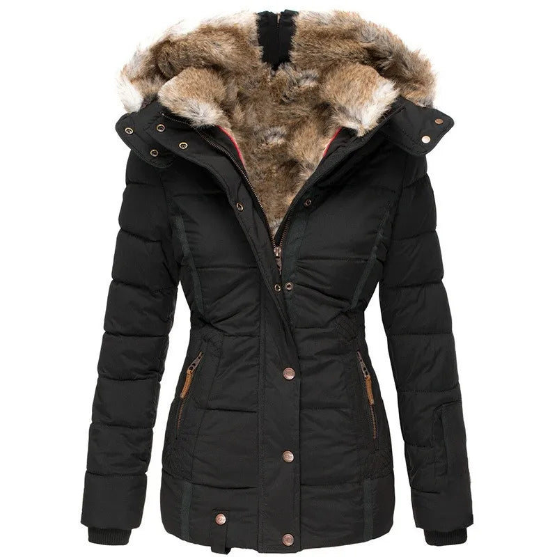 Women's Warm Fur Winter Jacket 1