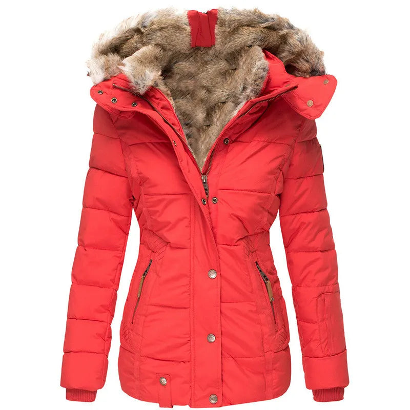 Women's Warm Fur Winter Jacket 4