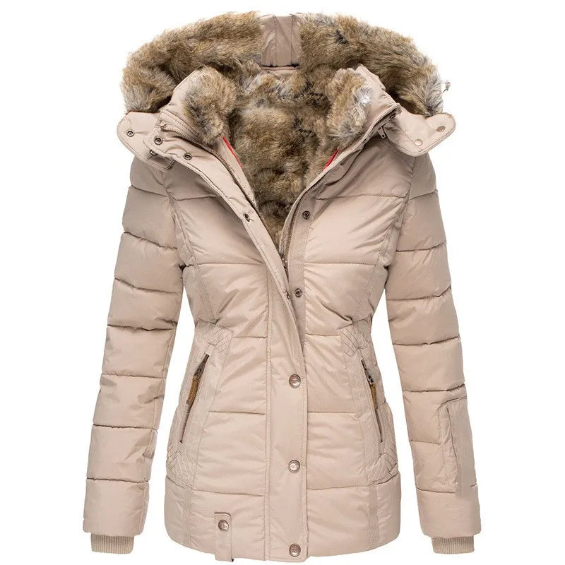 Women's Warm Fur Winter Jacket 6