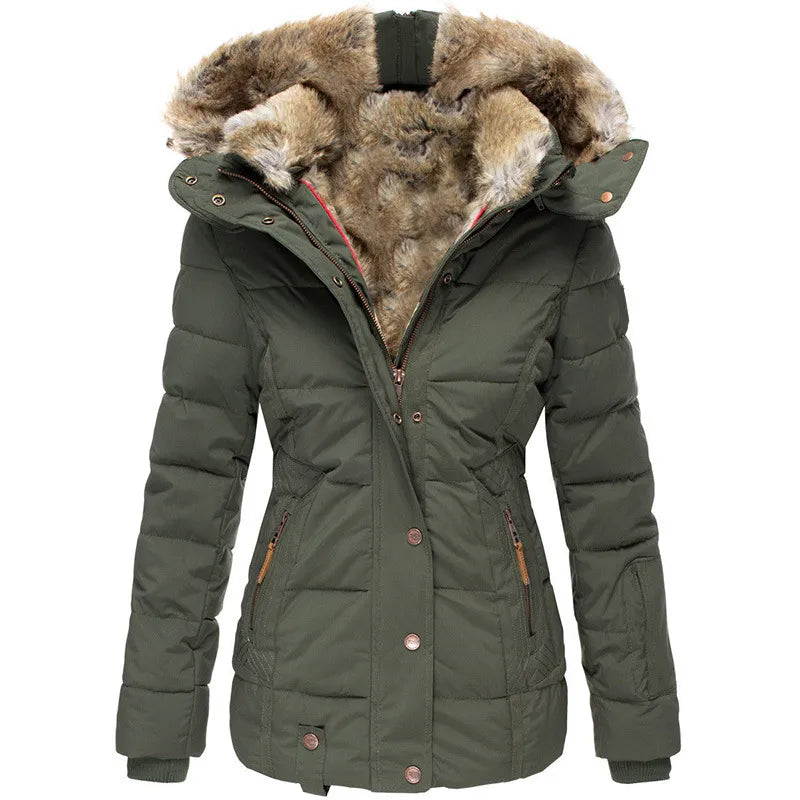 Women's Warm Fur Winter Jacket 7