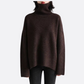 Women's Warm oversized turtleneck sweater 0