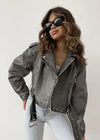 Women's Washed faux leather Jacket 0