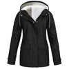 Women's Water and Windproof Fleece-Lined Jacket With Hood 0