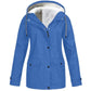 Women's Water and Windproof Fleece-Lined Jacket With Hood 1