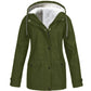 Women's Water and Windproof Fleece-Lined Jacket With Hood 3