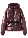Women's Waterproof Insulated Puffer Ski Jacket With Belt 3