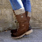 Women's Waterproof and non-slip knee high winter boots 0