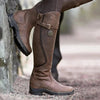 Women's Winter Waterproof Leather Riding Boots 0