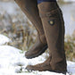 Women's Winter Waterproof Leather Riding Boots 1