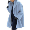 Women's Wool Coat with Wide Collar 2