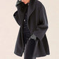 Women's Wool Coat with Wide Collar 4