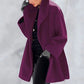 Women's Wool Coat with Wide Collar 6