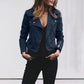 Women's Zip Up Slim Fit Biker Jacket 1