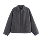 Women's Zipper Collar Jacket 5