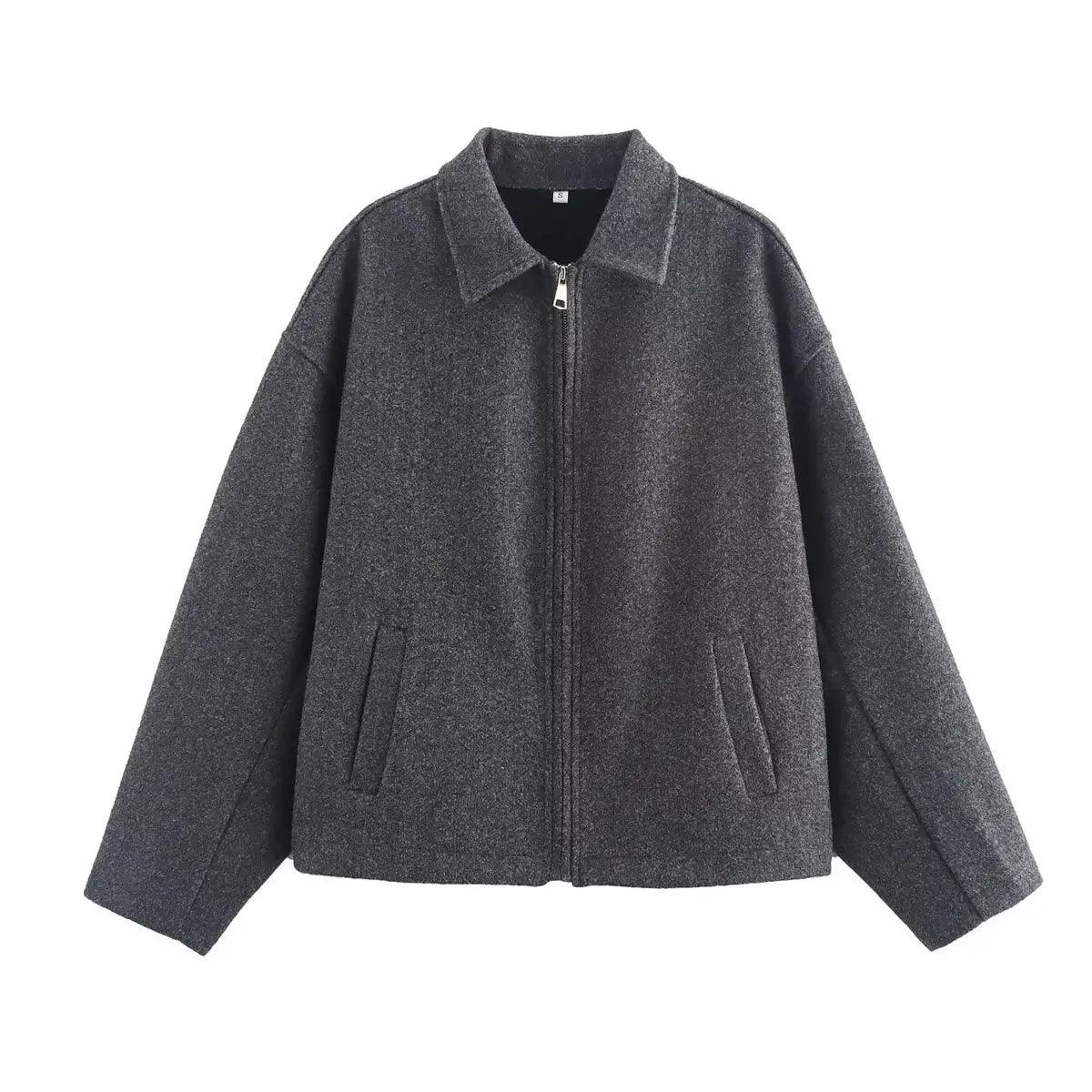 Women's Zipper Collar Jacket 5