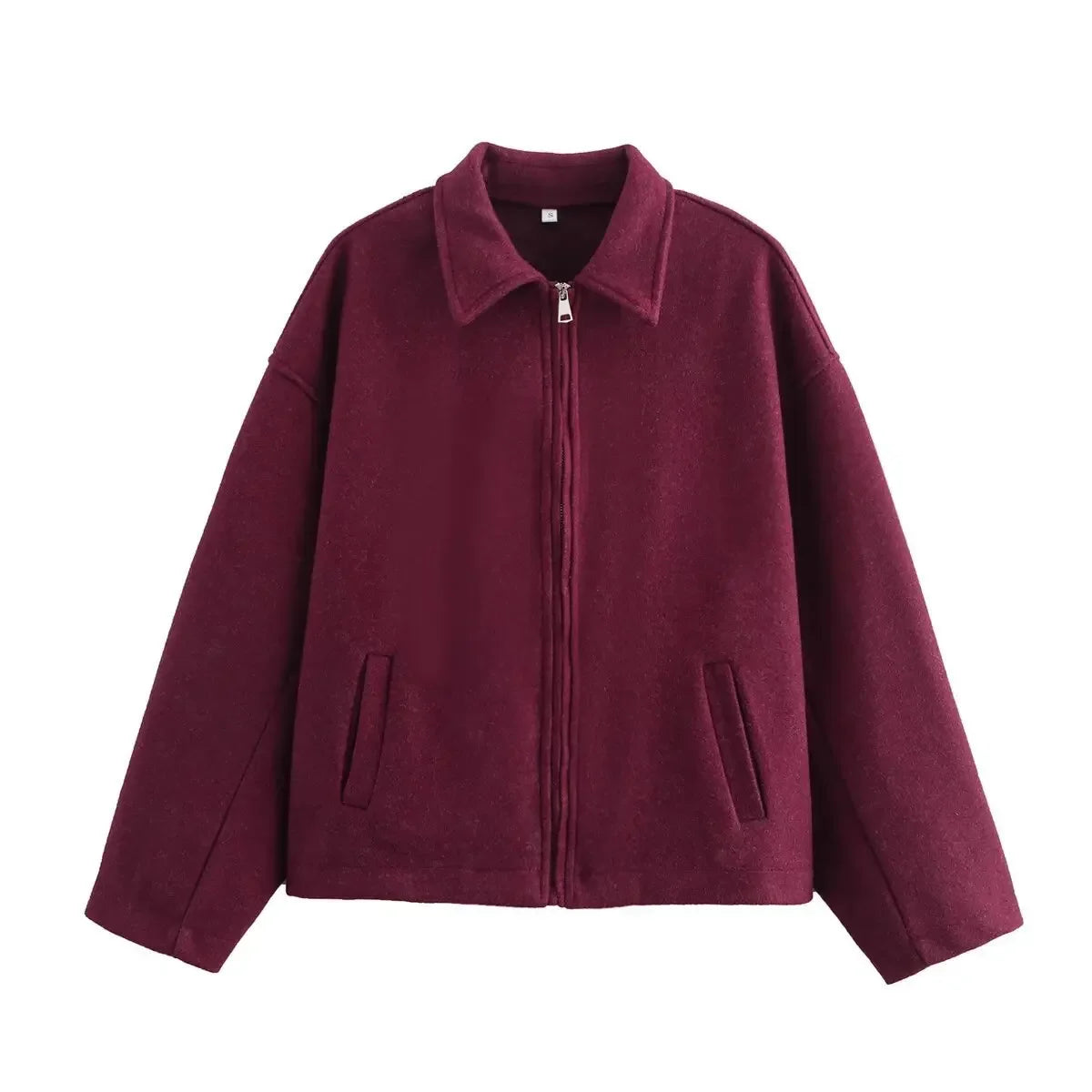 Women's Zipper Collar Jacket 6