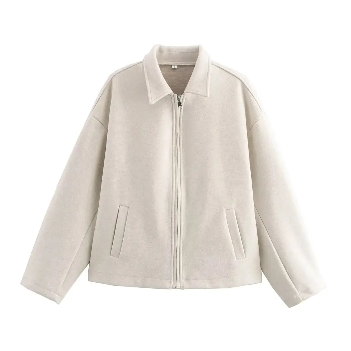 Women's Zipper Collar Jacket 7