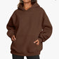 Women's oversized hoodie with practical pockets 2