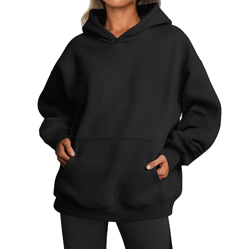 Women's oversized hoodie with practical pockets 4