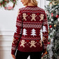 Women's red Winter Christmas Sweater 4