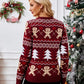 Women's red Winter Christmas Sweater 6