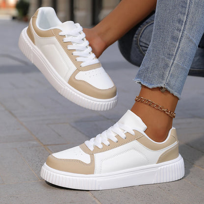YRZL Womens Sneakers Autumn White Shoes Lightweight Thick Sole Non Slip Skatebaord Shoes Unisex Casual Sports Shoes for Man 5