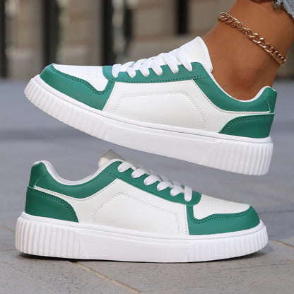 YRZL Womens Sneakers Autumn White Shoes Lightweight Thick Sole Non Slip Skatebaord Shoes Unisex Casual Sports Shoes for Man 7