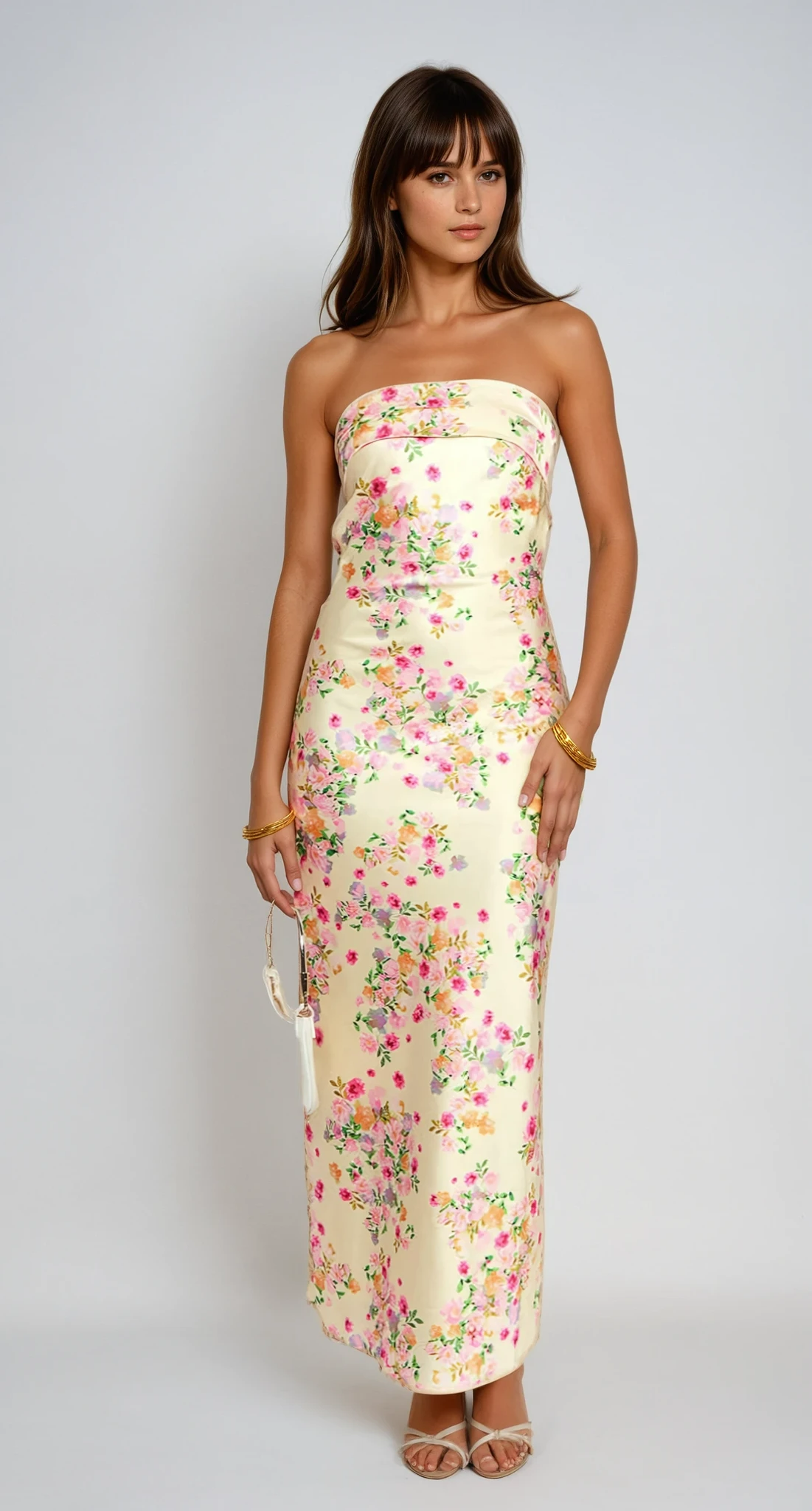 Yellow Bloom Maxi Dress 1
