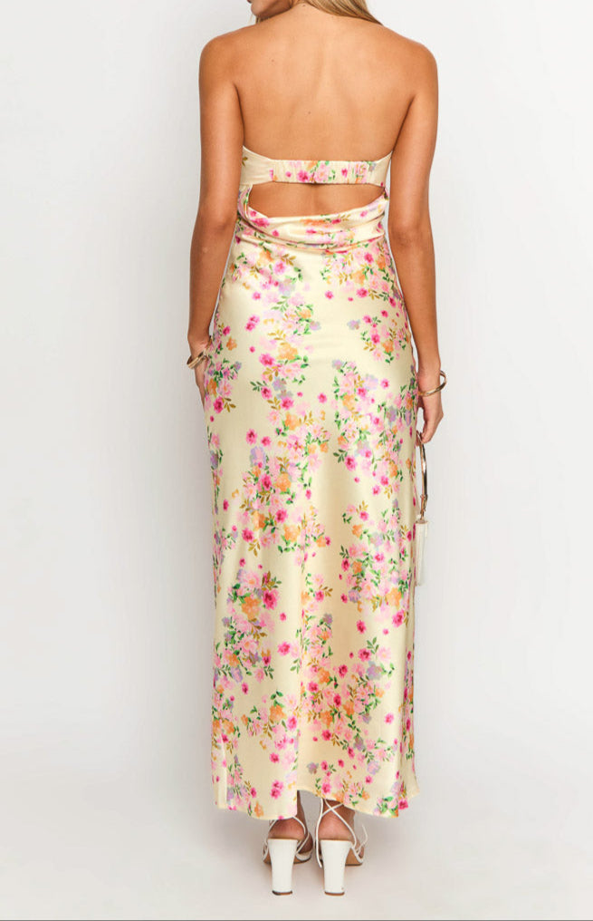 Yellow Bloom Maxi Dress 2