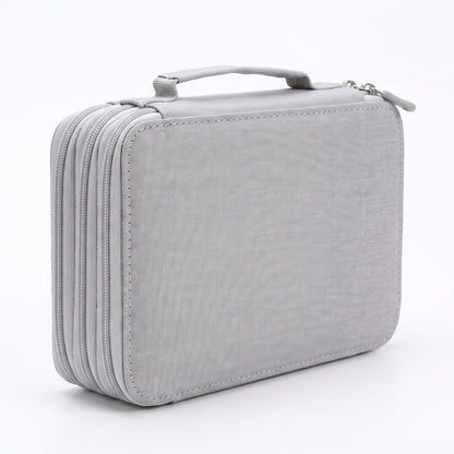 Pencil Case Zippered Holder Large Capacity Art Supply Organizer - angle